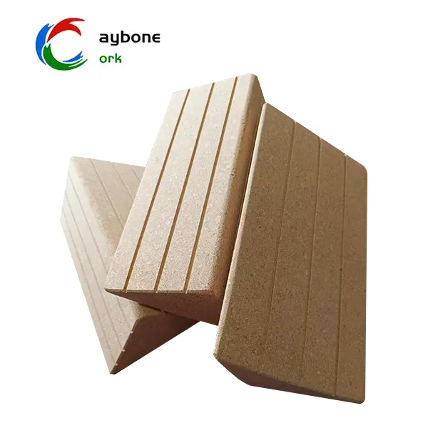 Blok Yoga Segitiga Gabus Kepadatan Tinggi